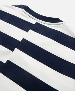 Striped L/S T-Shirt (Navy)