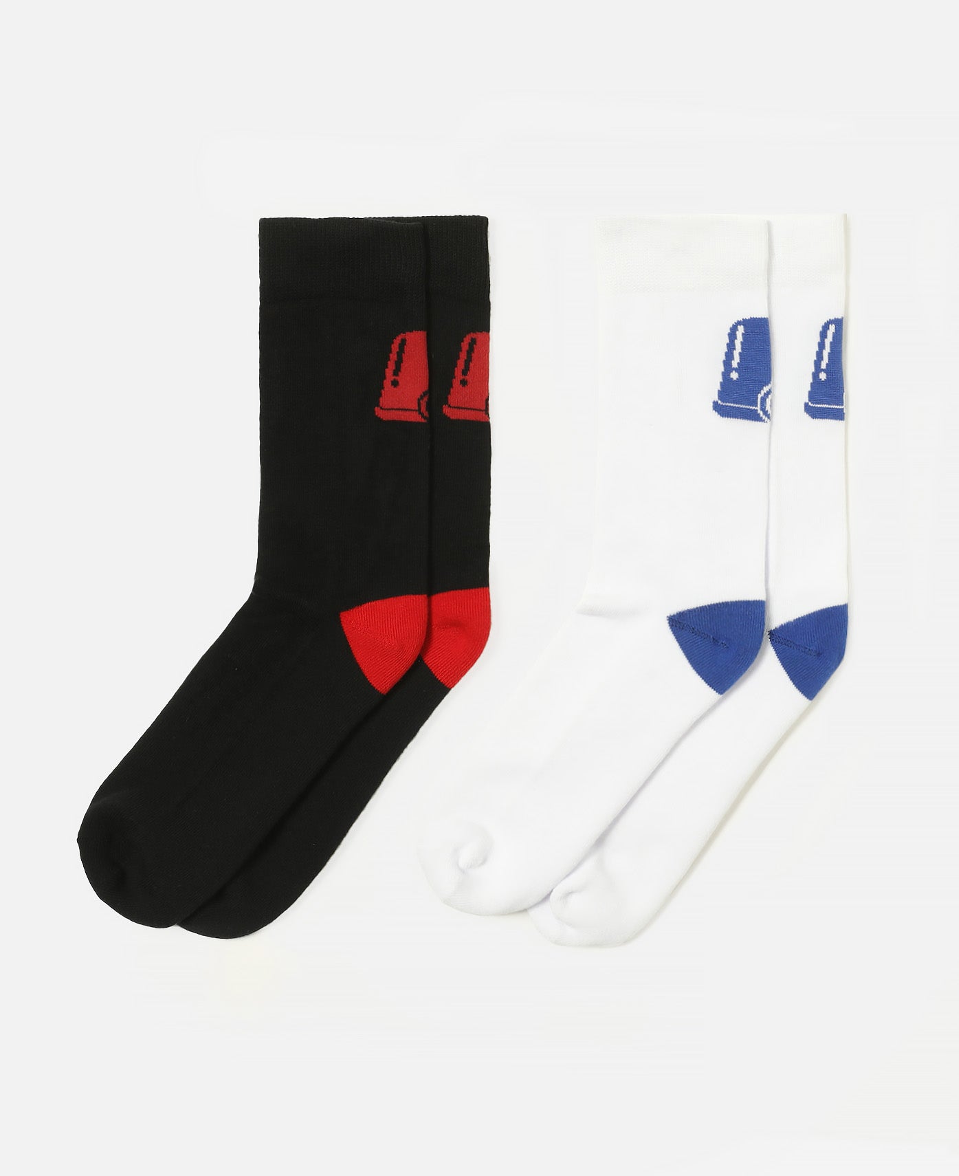 Clottee X Bucketman Socks (Black & White)