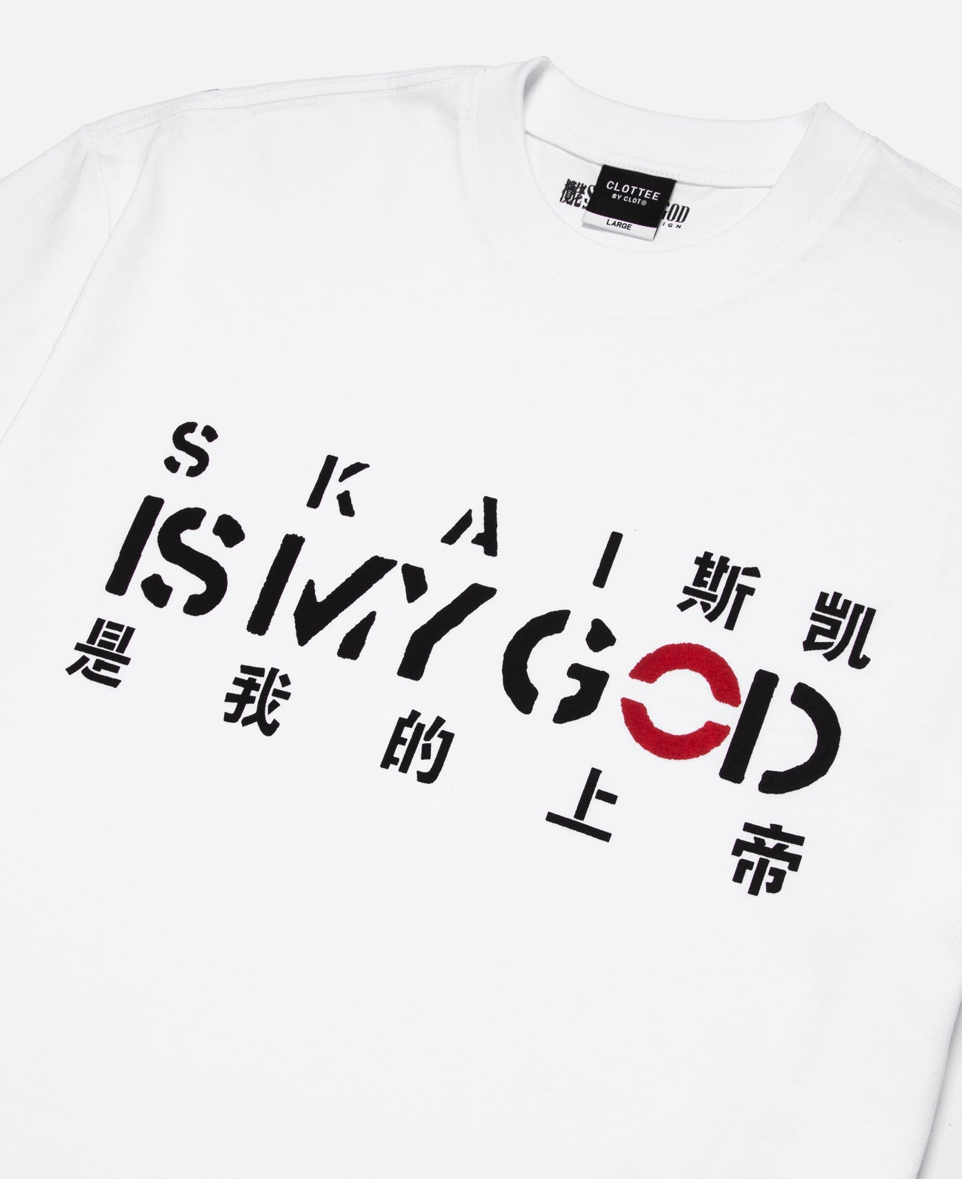 Skaiismygod Slogan T-Shirt (White)