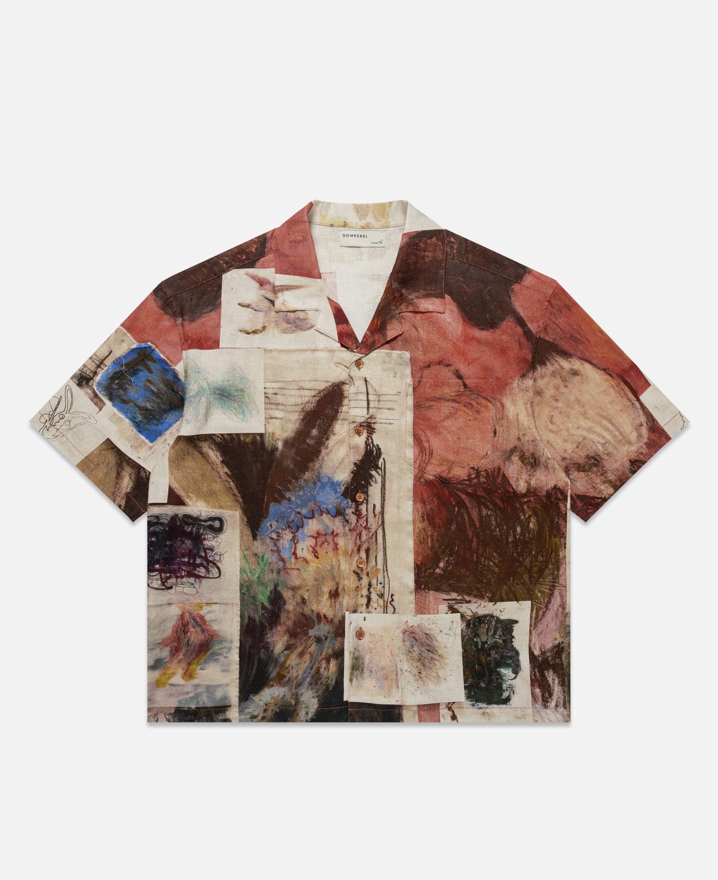 Wallflower Camp Collar Shirt (Multi)