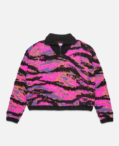 Unisex Jacquard Tiger Sweater (Black)