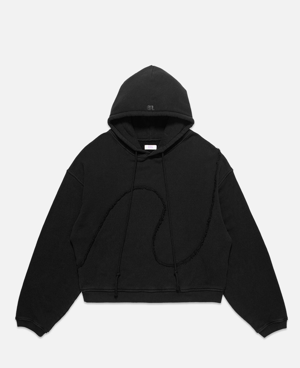 ERL - Unisex Swirl Premium Fleece Hoodie (Black) – JUICESTORE