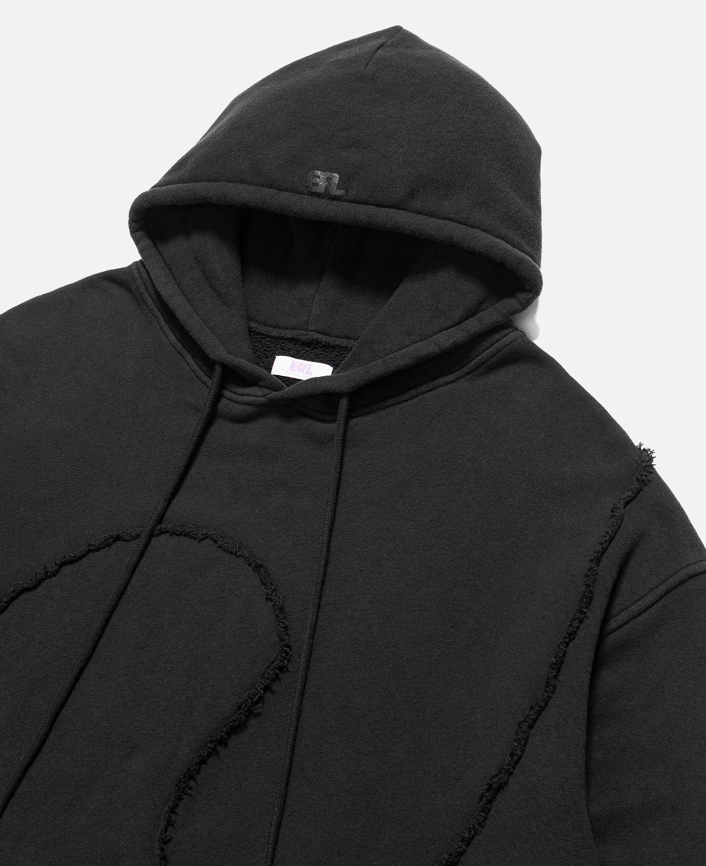 ERL - Unisex Swirl Premium Fleece Hoodie (Black) – JUICESTORE