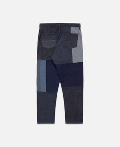 Patchwork Pants (Blue)