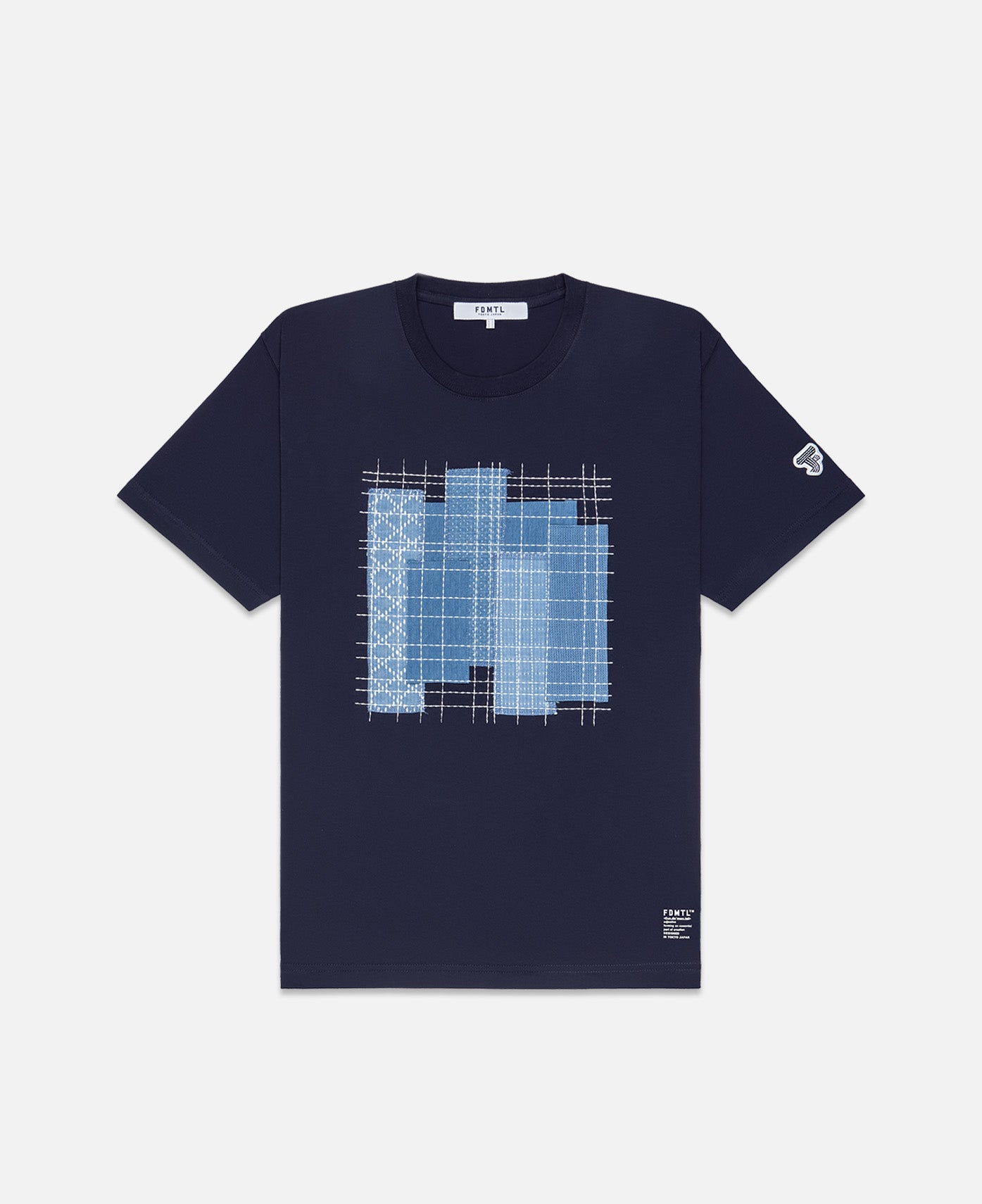 Patchwork T-Shirt (Navy)