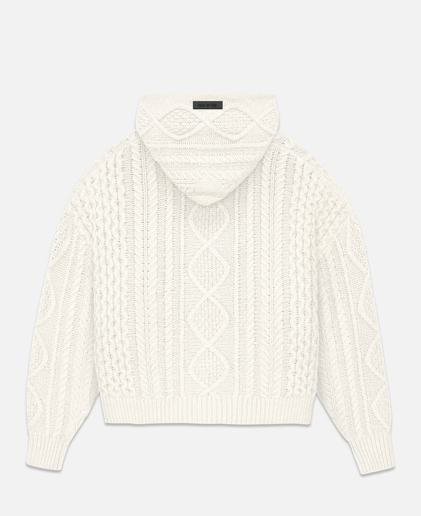 FOG Essentials - Cable Knit Hoodie (Off White) – JUICESTORE