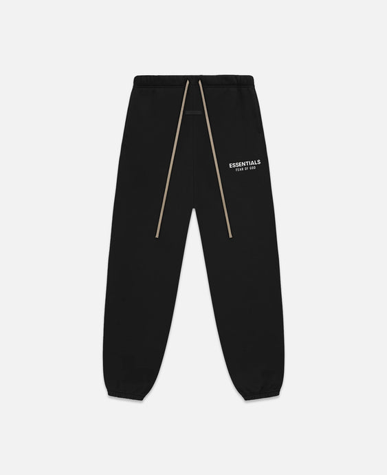 Fleece Essential Sweatpants (Black)