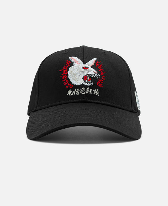 頭狂色情兎 Embroidery Cap (Black)