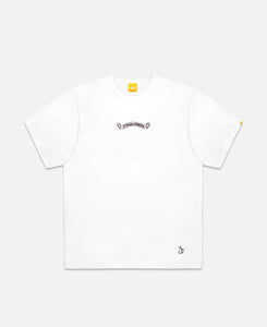 Embroidery Cross Rabbits T-Shirt (White)