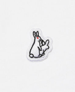 FR2 - Embroidery Egg Sushi Rabbit T-Shirt (White) – JUICESTORE