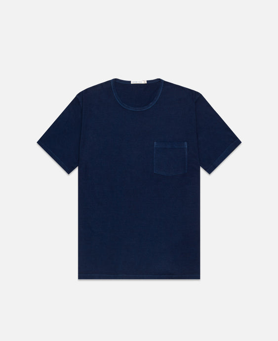 Clean Pocket Crew T-Shirt (Navy)