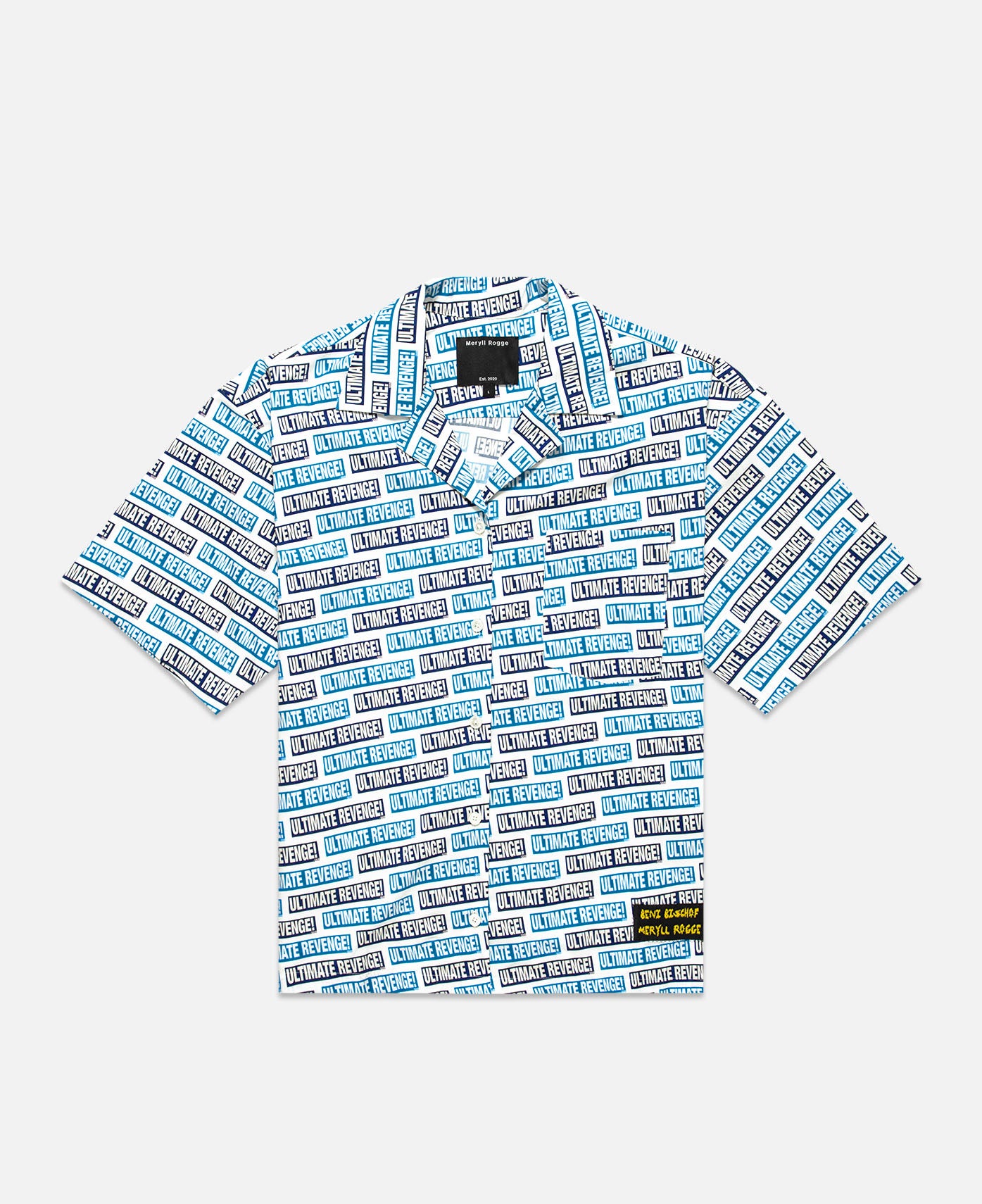 Beni Bishop x Meryll Rogge Mr. Aloha Shirt (Blue)