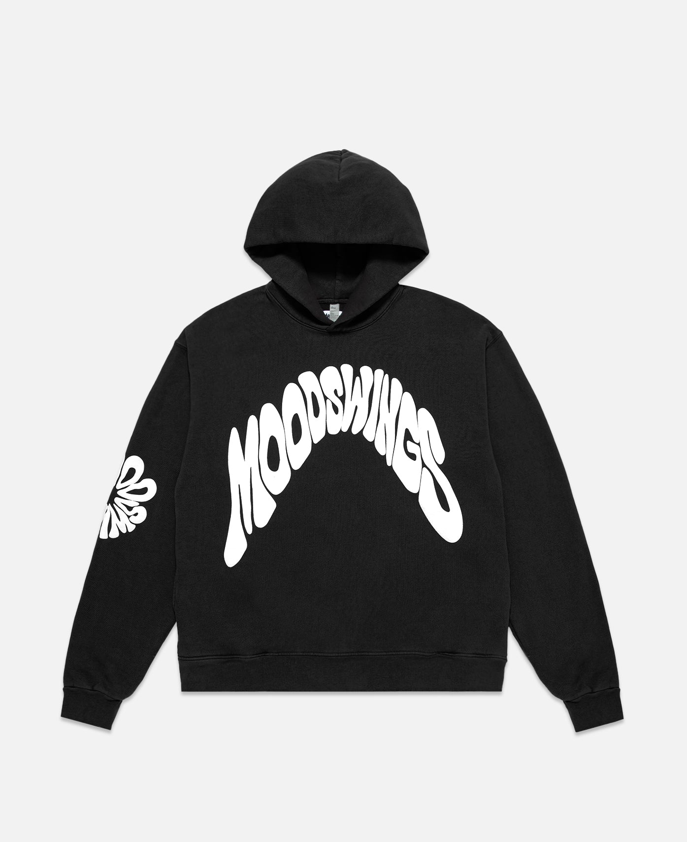 Mood Swings Printed Hoodie (Black) JUICESTORE