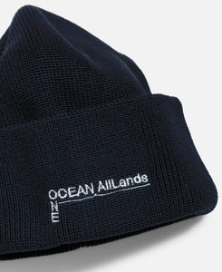 OOAL Knit Beanie (Navy)