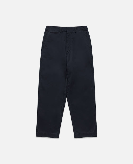 Wide Chino Pants (Navy)