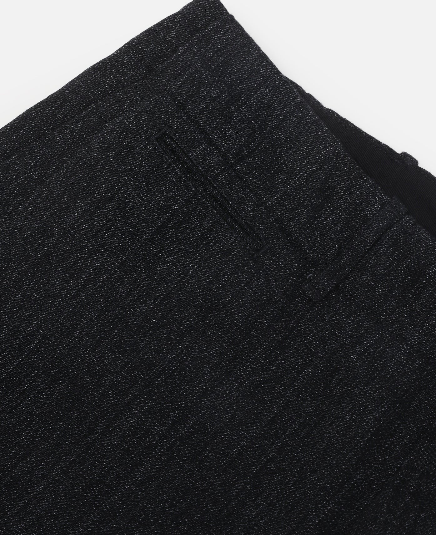 Wide Denim Pants (Black)