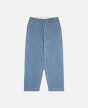 Wide Denim Pants (Blue)