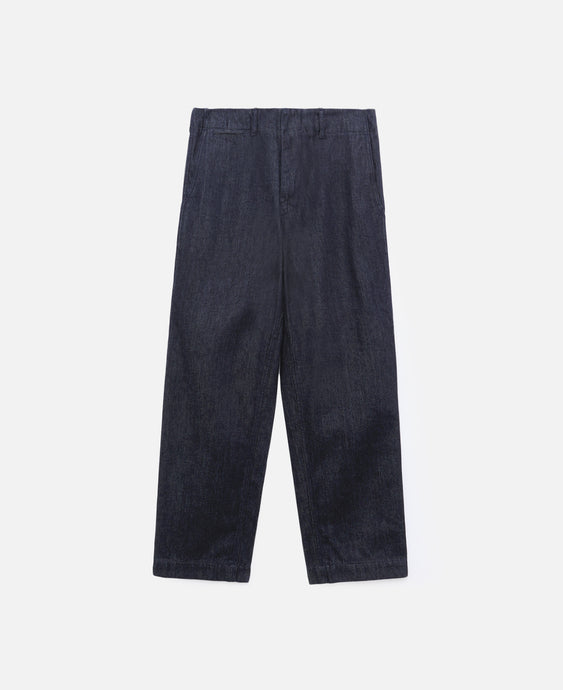Wide Denim Pants (Indigo)