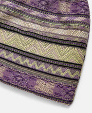 Elastic Pochette - Cotton Ethnic Stripe Jq. (Purple)