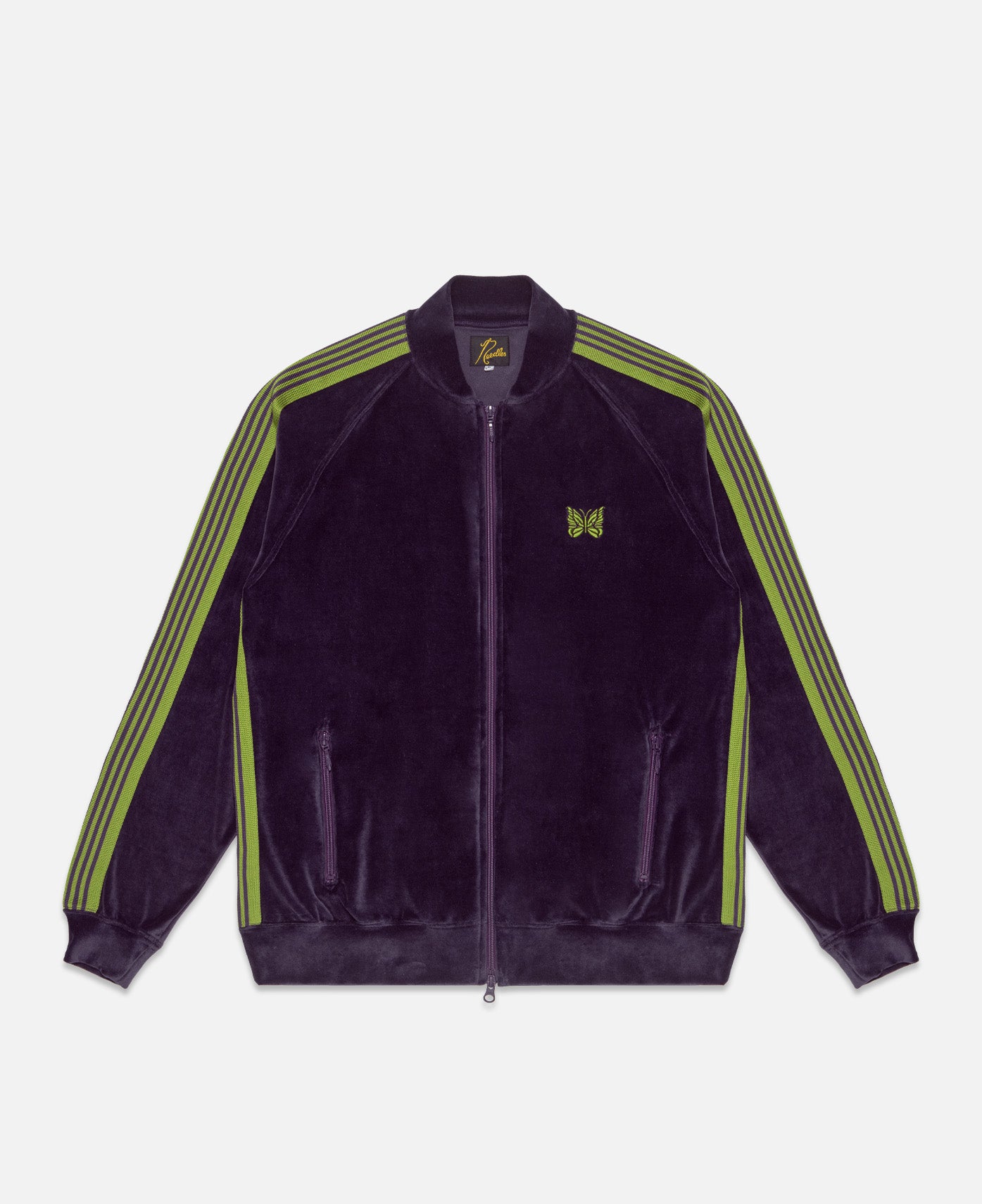Needles - Rib Collar Track Jacket - C/Pe Velour (Purple) – JUICESTORE