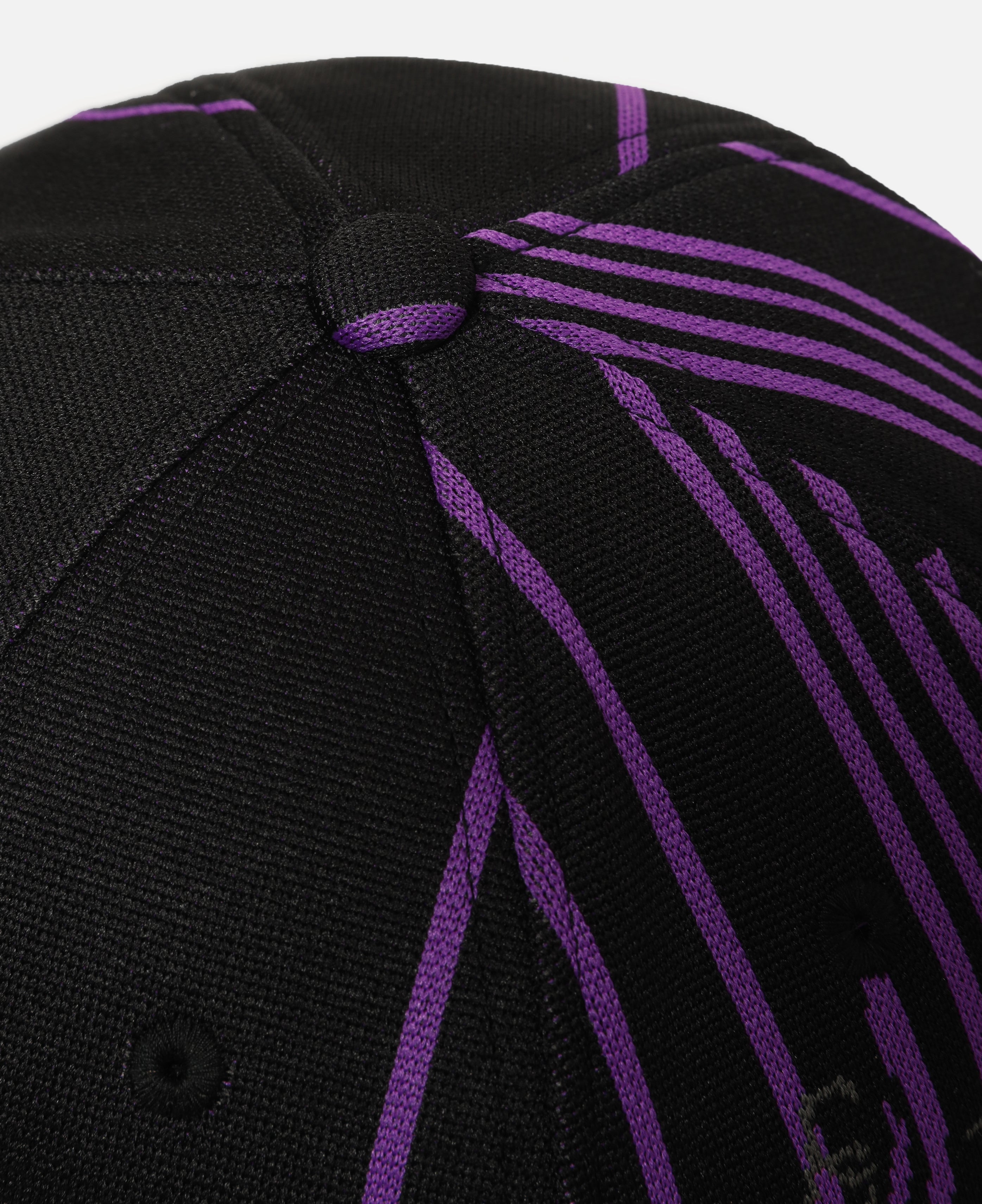 Baseball Cap - Poly Jacquard (Black)