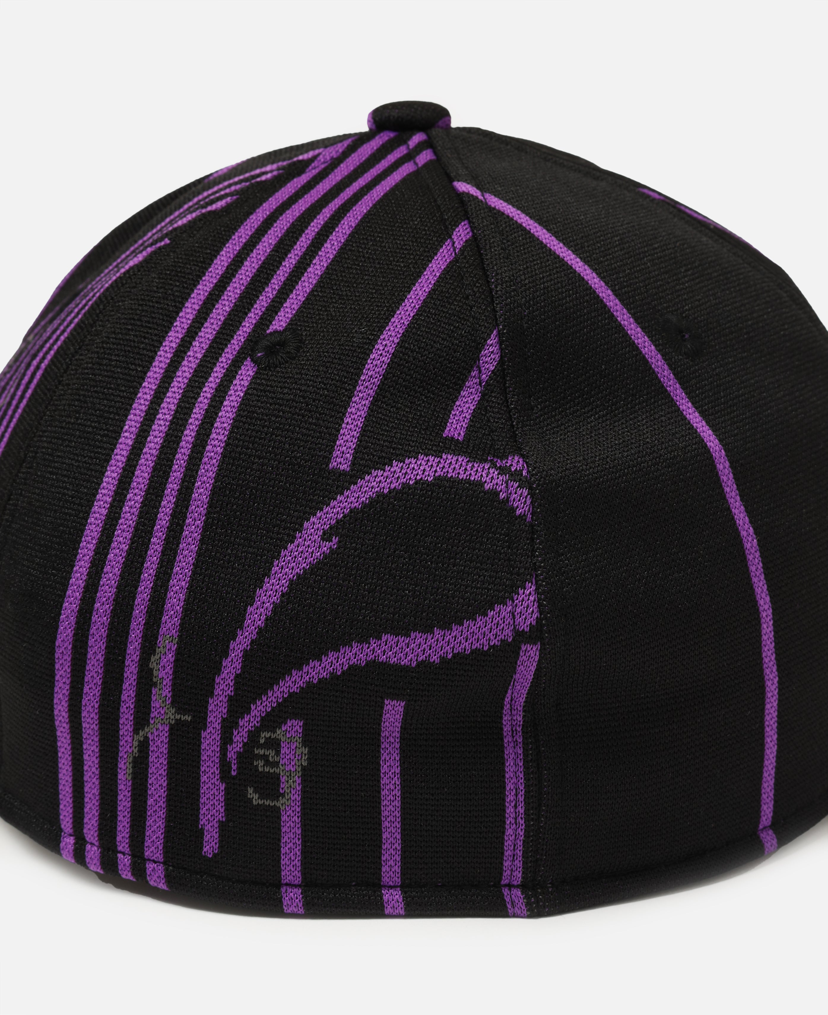 Baseball Cap - Poly Jacquard (Black)