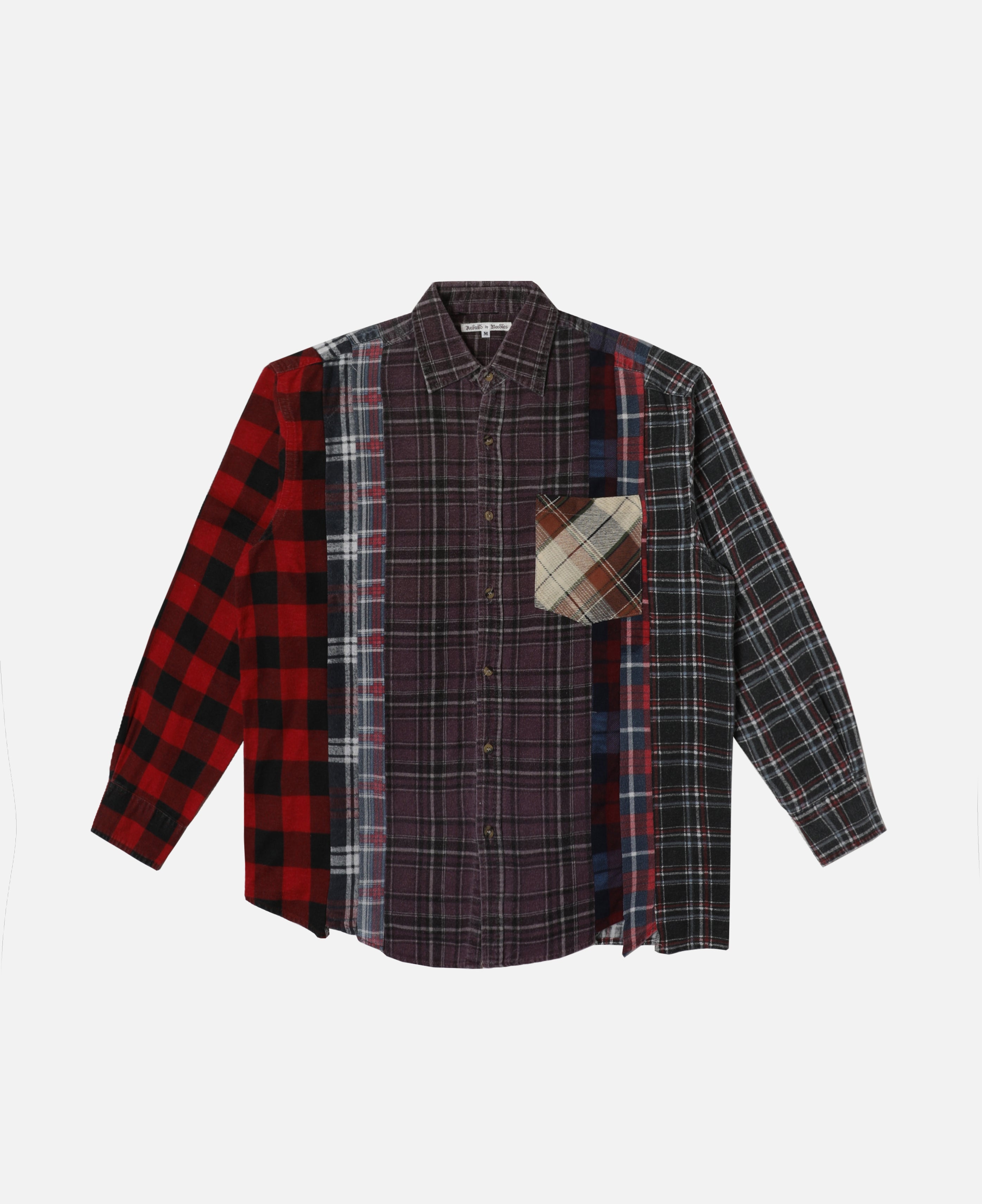 Flannel Shirt - 7 Cuts Shirt (Multi) (Size M)