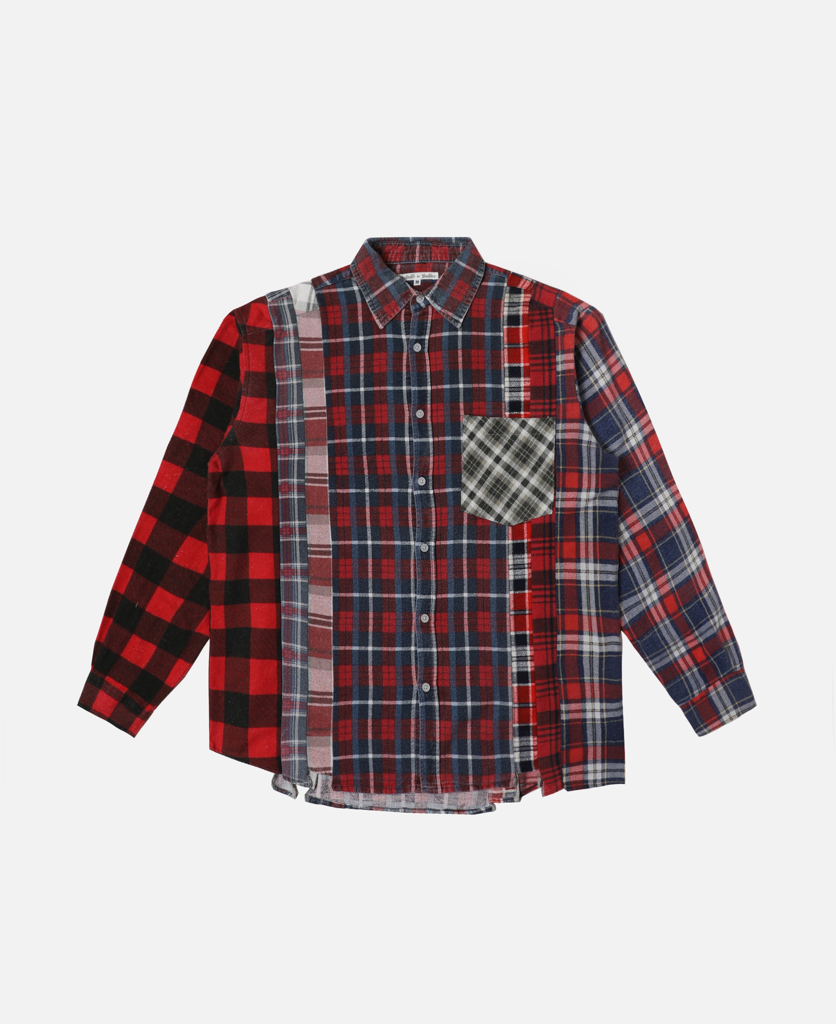 Flannel Shirt - 7 Cuts Shirt (Multi) (Size M)
