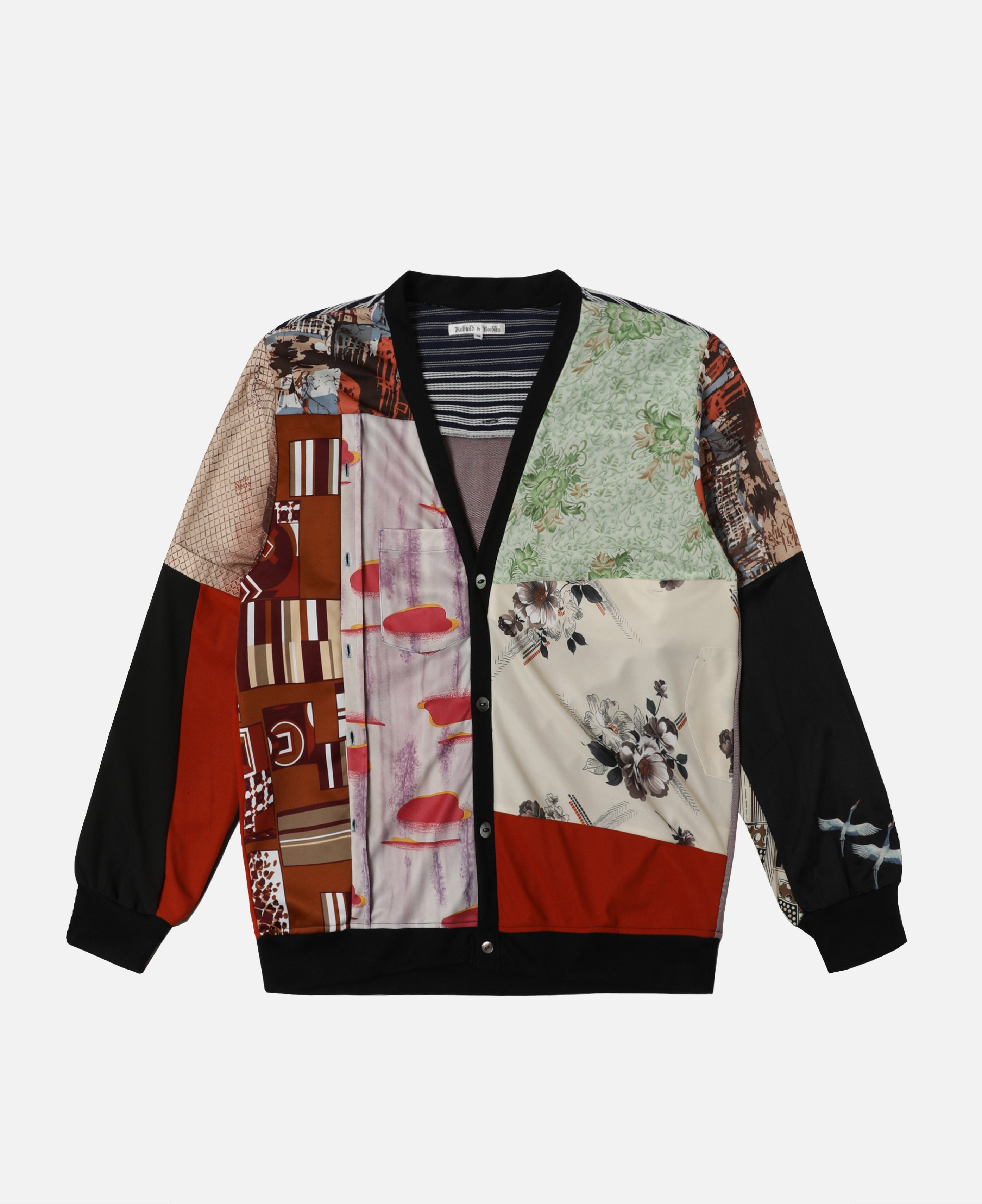 Polyester Shirt - Cardigan (Multi) (Size M)