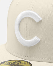 Coconut Chicago Cubs Cooperstown Light Cream 59Fifty Cap (Beige)