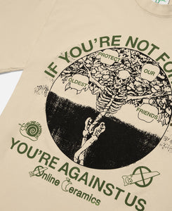 Online Ceramics - Forest Or Against Us T-Shirt (Beige) – JUICESTORE