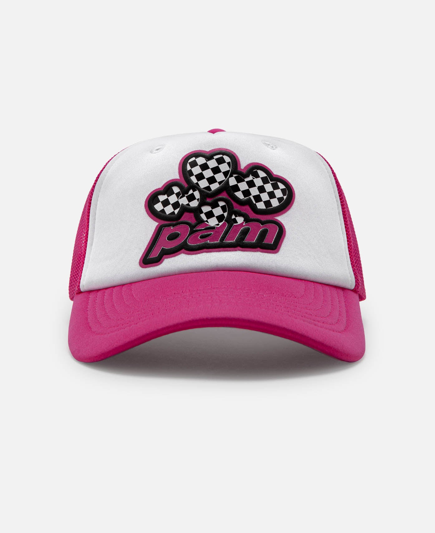 Love On The Line Trucker Cap (Pink)