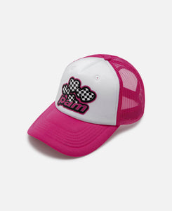 Love On The Line Trucker Cap (Pink)