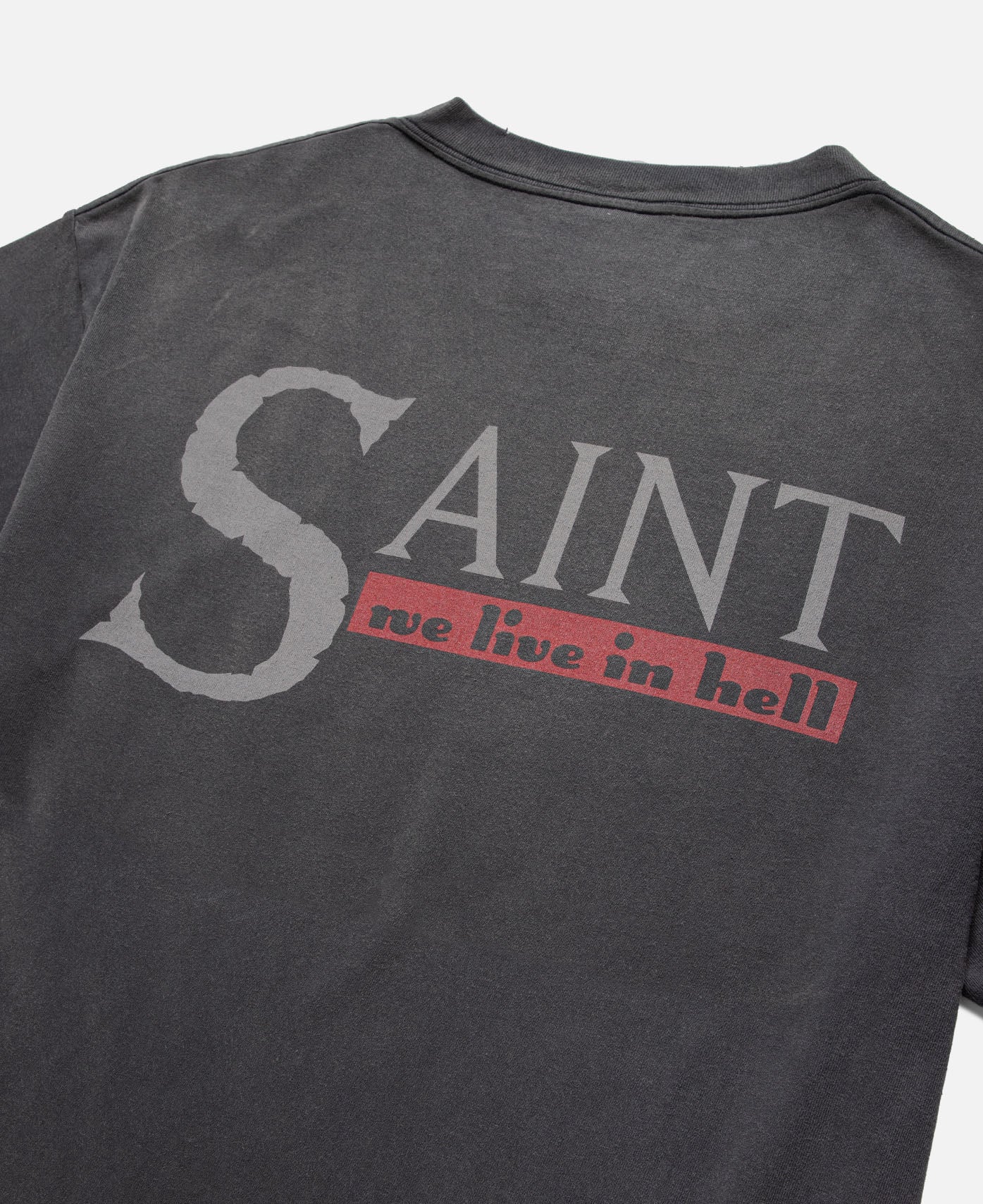 Saint Michael - We Live Hell T-Shirt (Black) – JUICESTORE