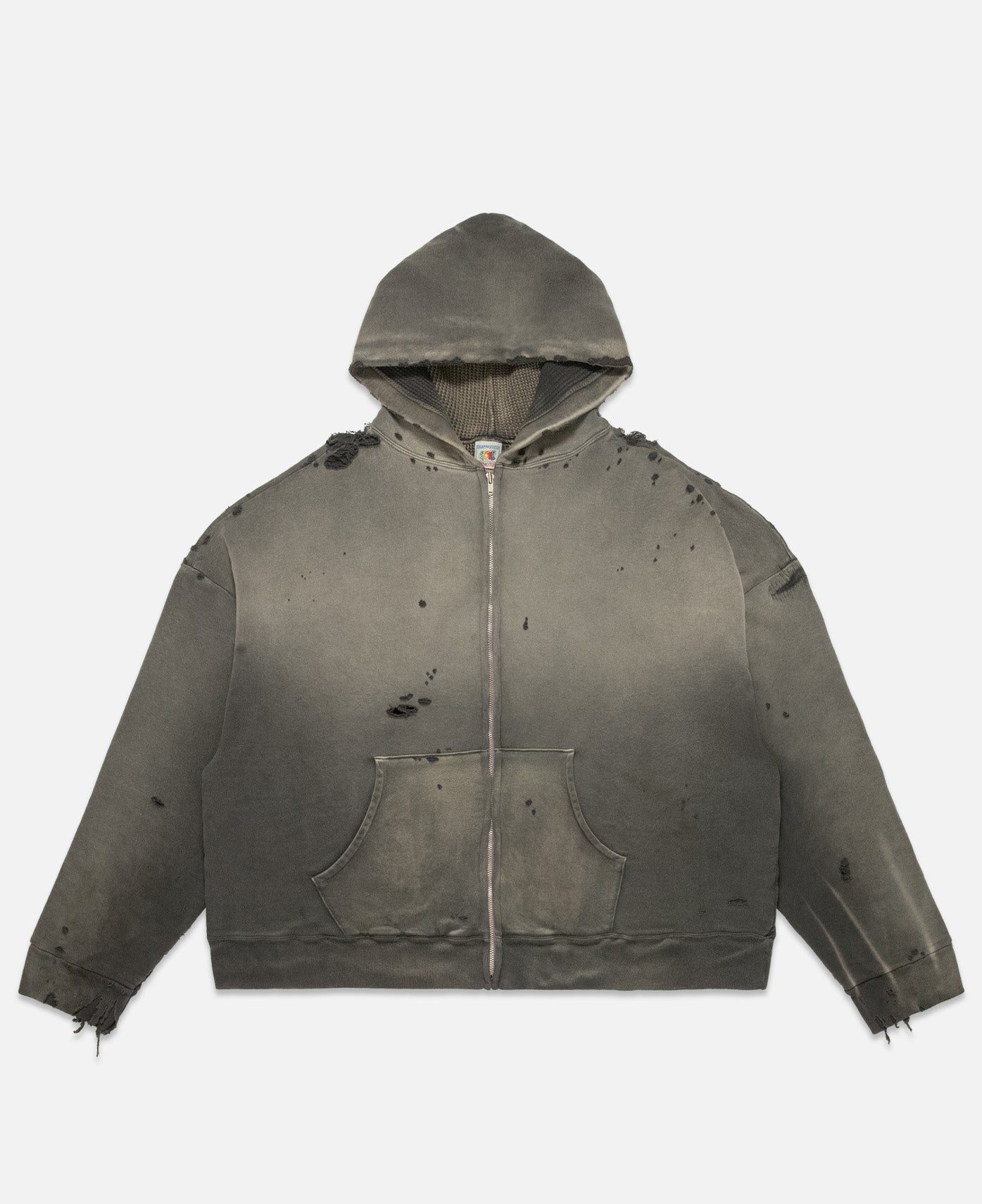 トップス SAINT MICHAEL HOODIE SAINT GRAY Saint Michael- Zip up Hoodie (Grey) – JUICESTORE