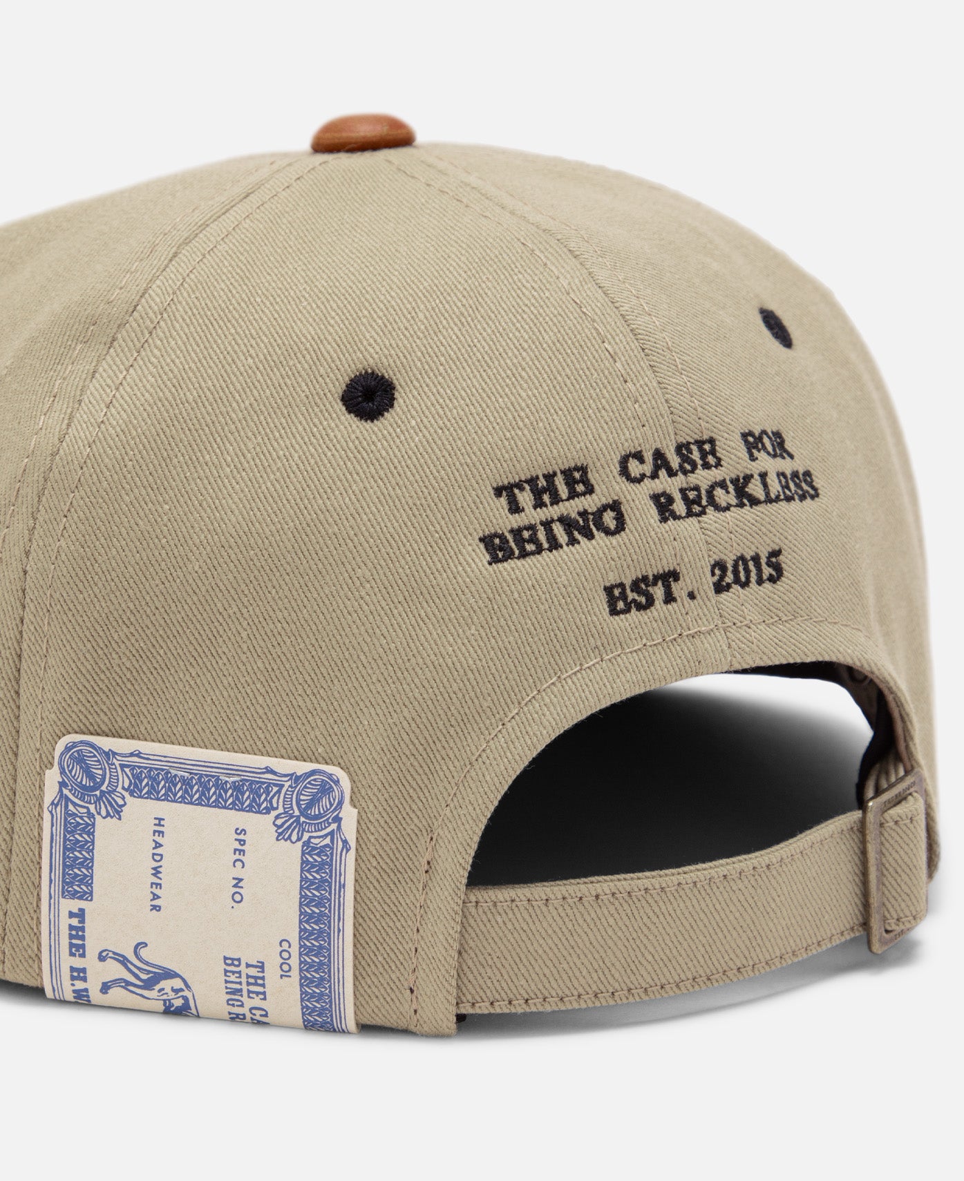 The H.W.Dog & Co. - 2 Tone Leather Cotton Cap (Beige) – JUICESTORE