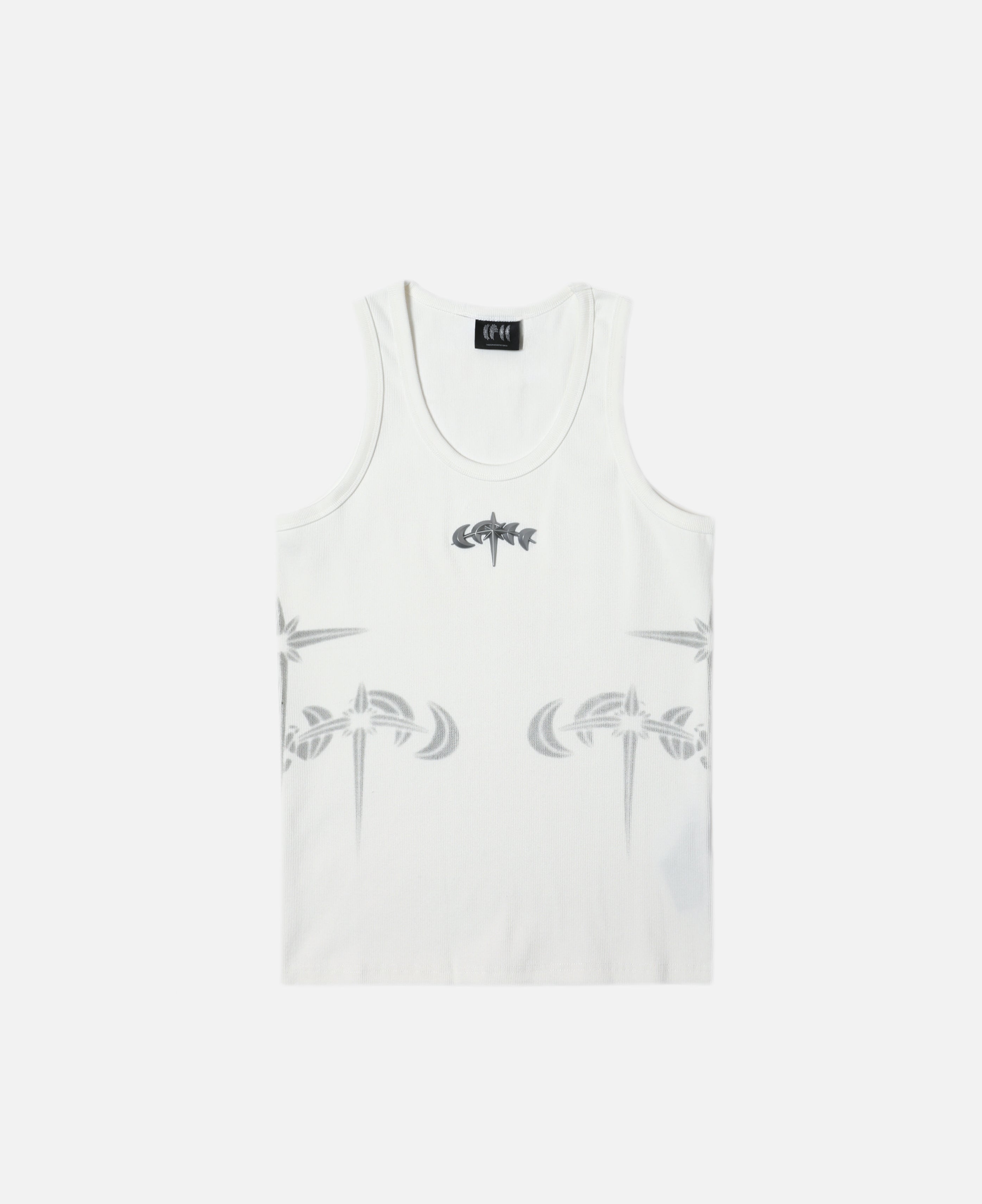 Luminous Dawn Astral Metal Logo Vest (White)