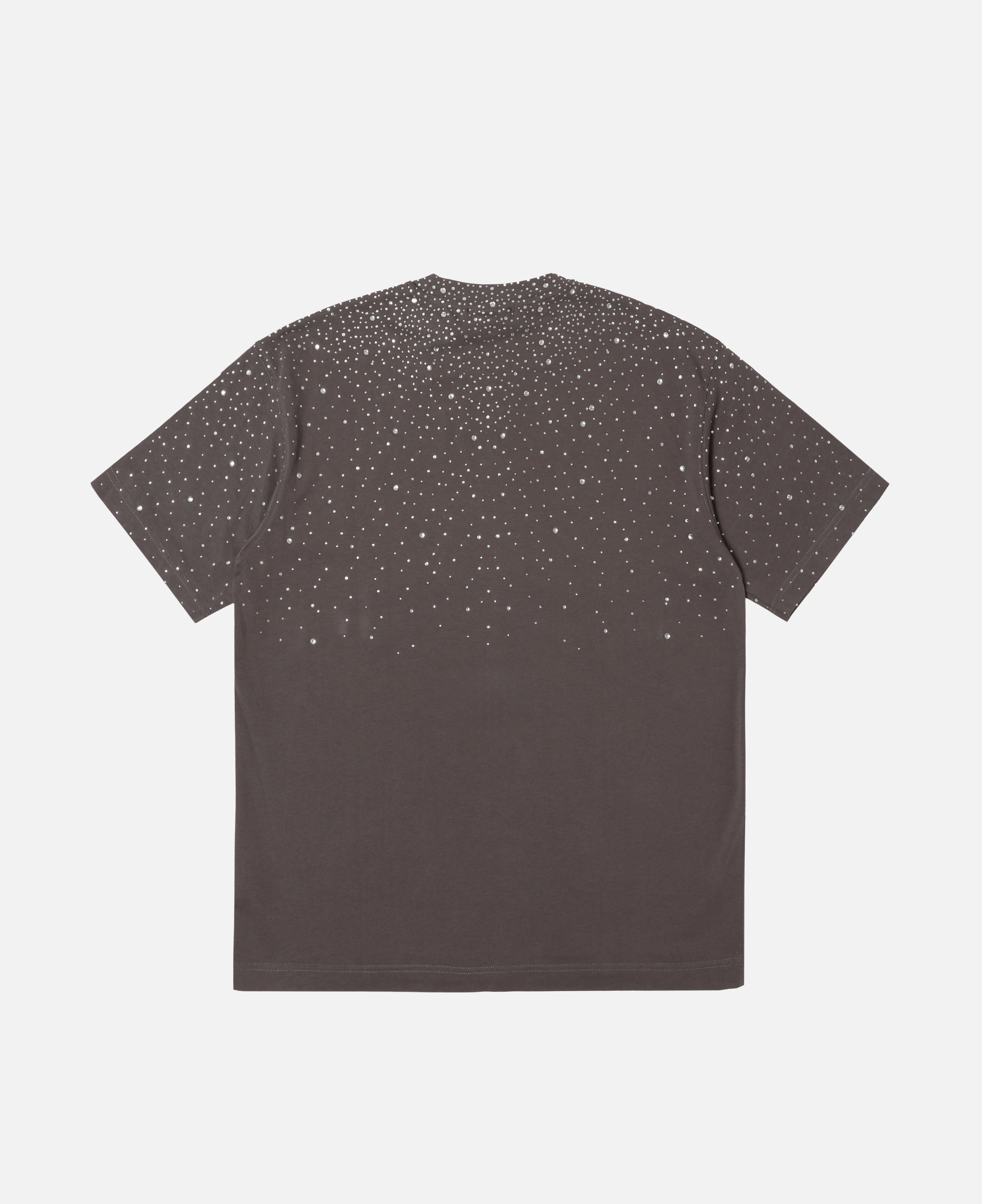 Luminous Dawn Rhinestone T-Shirt (Grey)