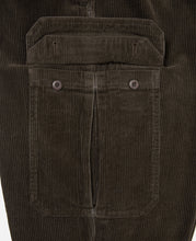 Corduroy Cargo Pants (Brown)