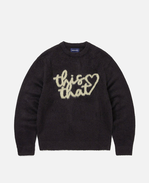 thisisneverthat® - Heart Logo Knit Sweater (Navy) – JUICESTORE