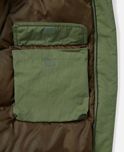 Multi Pocket Down Jacket (Green)