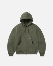 Overdyed Hooded Jacket (Olive)