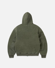 Overdyed Hooded Jacket (Olive)