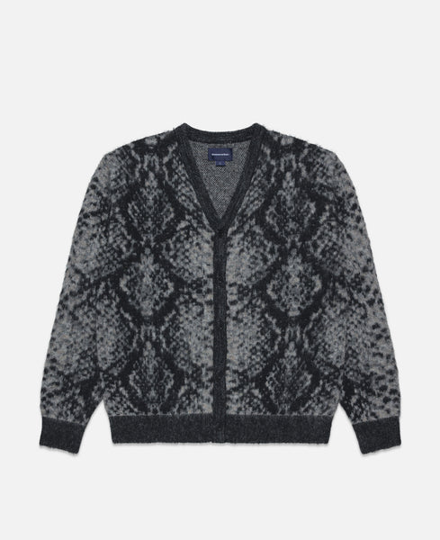 thisisneverthat® - Phyton Jacquard Knit Cardigan (Black) – JUICESTORE