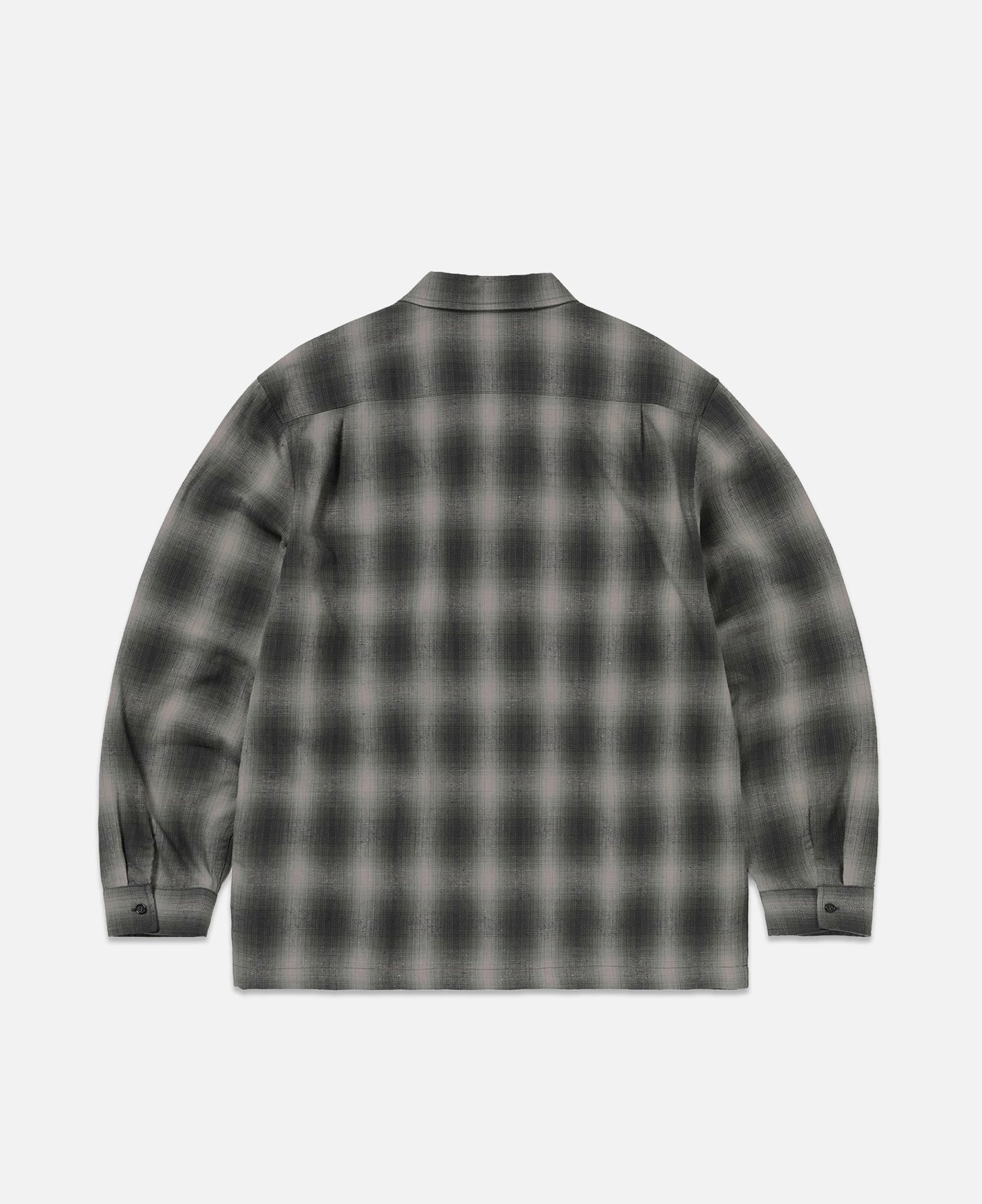 Nep Check Zip Shirt (Black)
