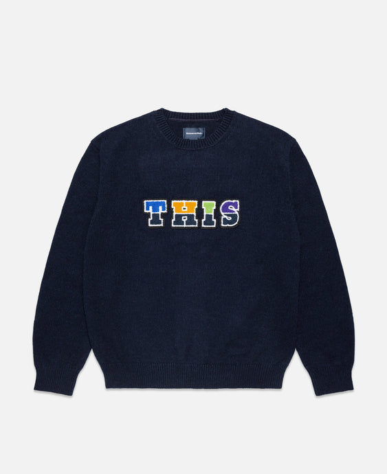 This/That Knit Sweater (Navy)