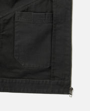 Washed Work Jacket (Black)