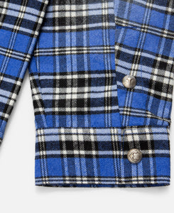 Arab Sword Flannel Shirt (Blue)