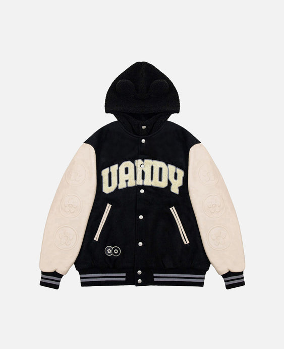 Animal Varsity Jacket (Black)