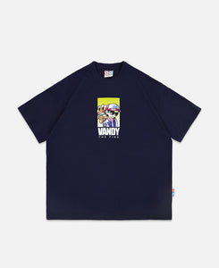 Anime Air Balloon T-Shirt (Navy)